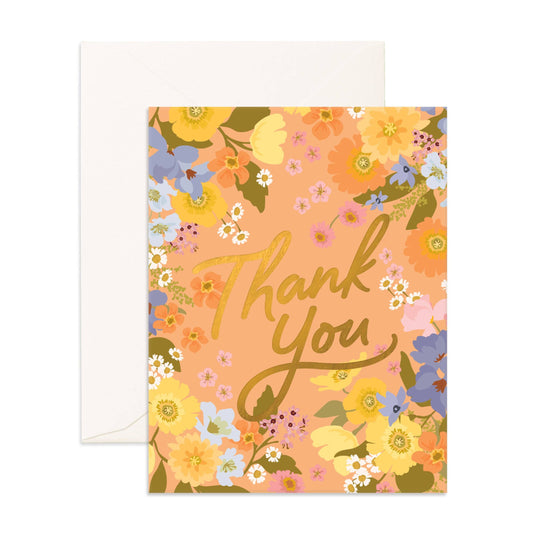 Greeting Card | Thank You Spring Florals