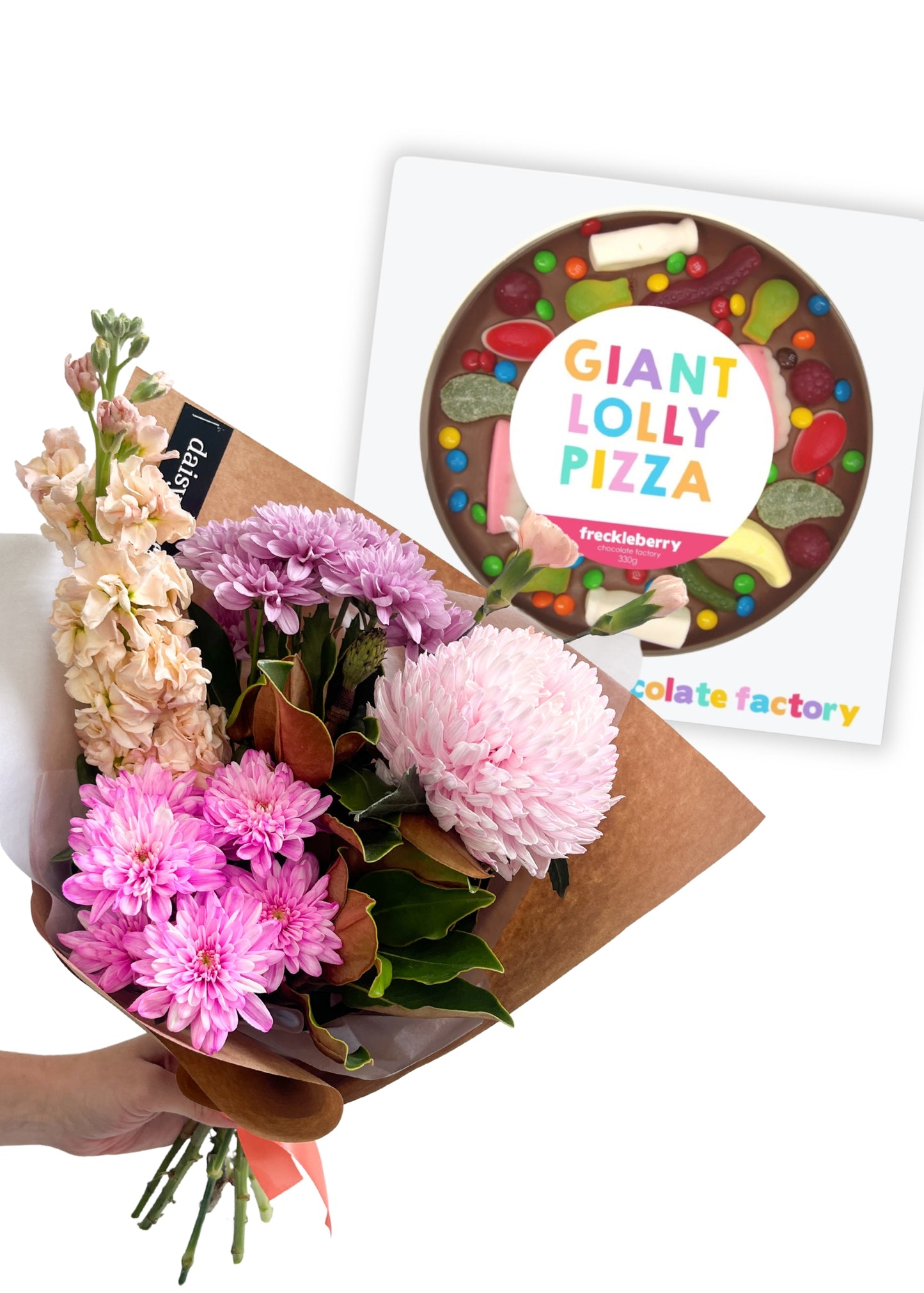 Flowers + Giant Lolly Pizza